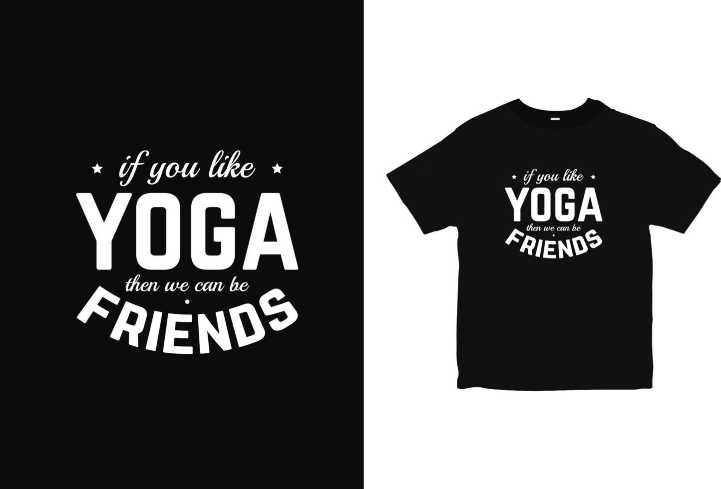 positief yoga typografie t-shirtontwerp, citaten t-shirt vectorontwerp vector