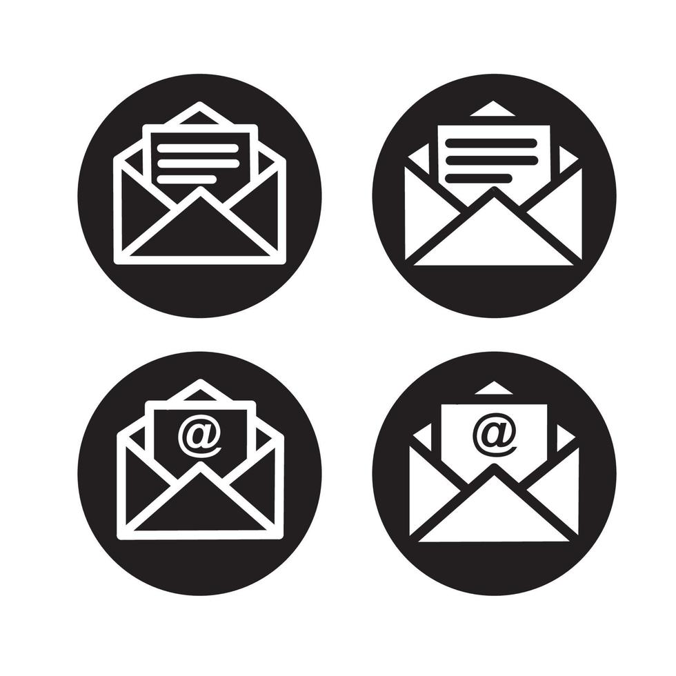 overzicht e-mailpictogram geïsoleerd op een grijze achtergrond. enveloppictogram openen. lijnmailsymbool voor websiteontwerp, mobiele applicatie, ui. vectorillustratie. eps10 vector