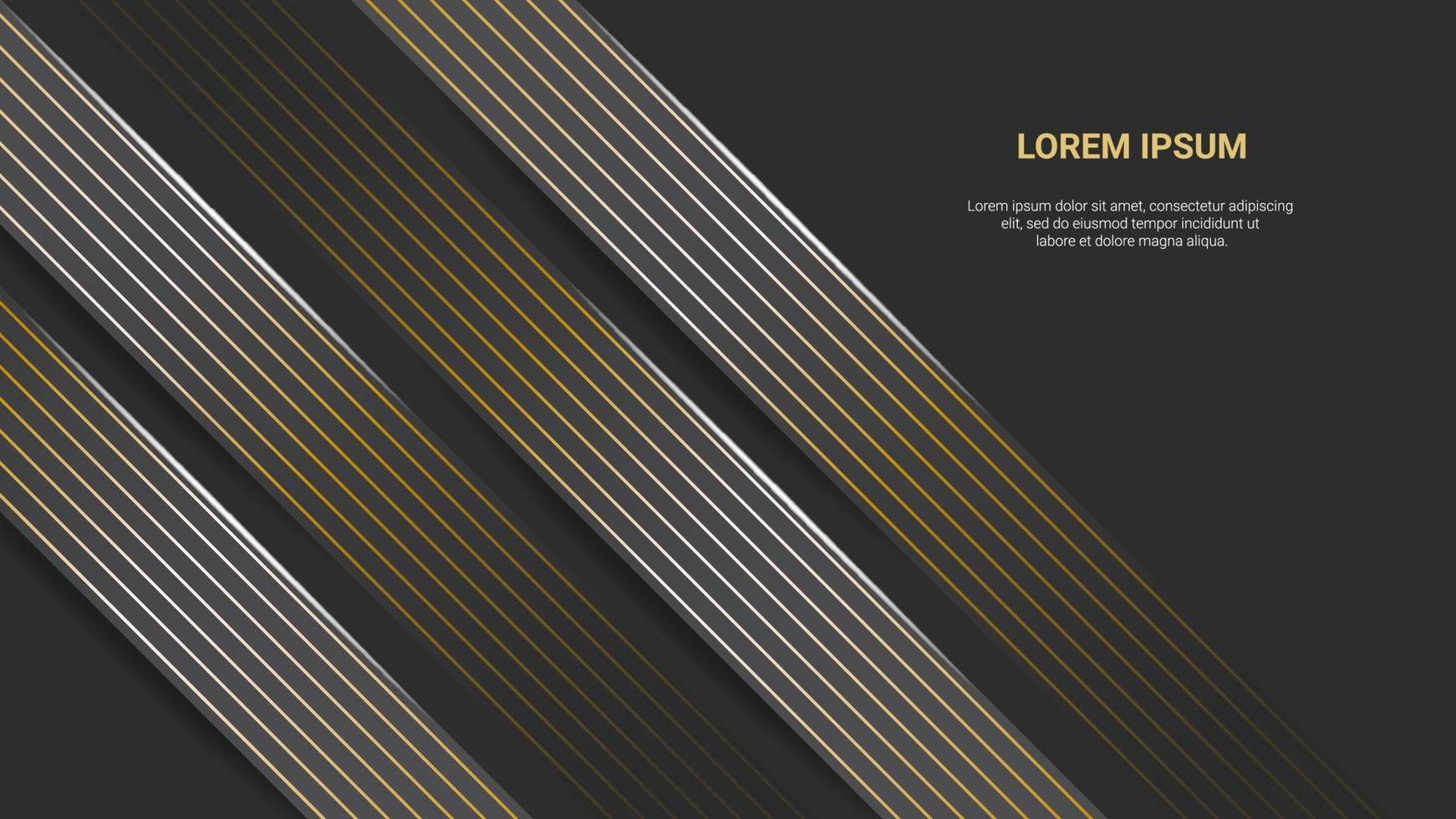 luxe en elegante gouden lijn abstracte achtergrond vector