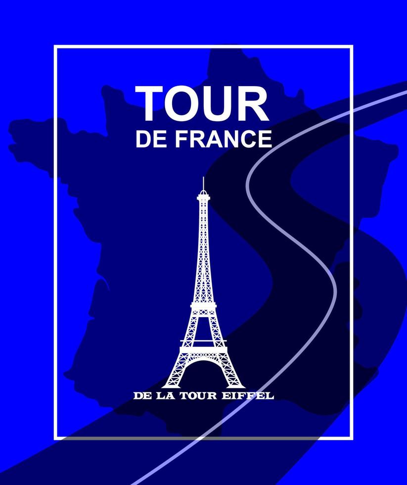 Tour de France-poster vector