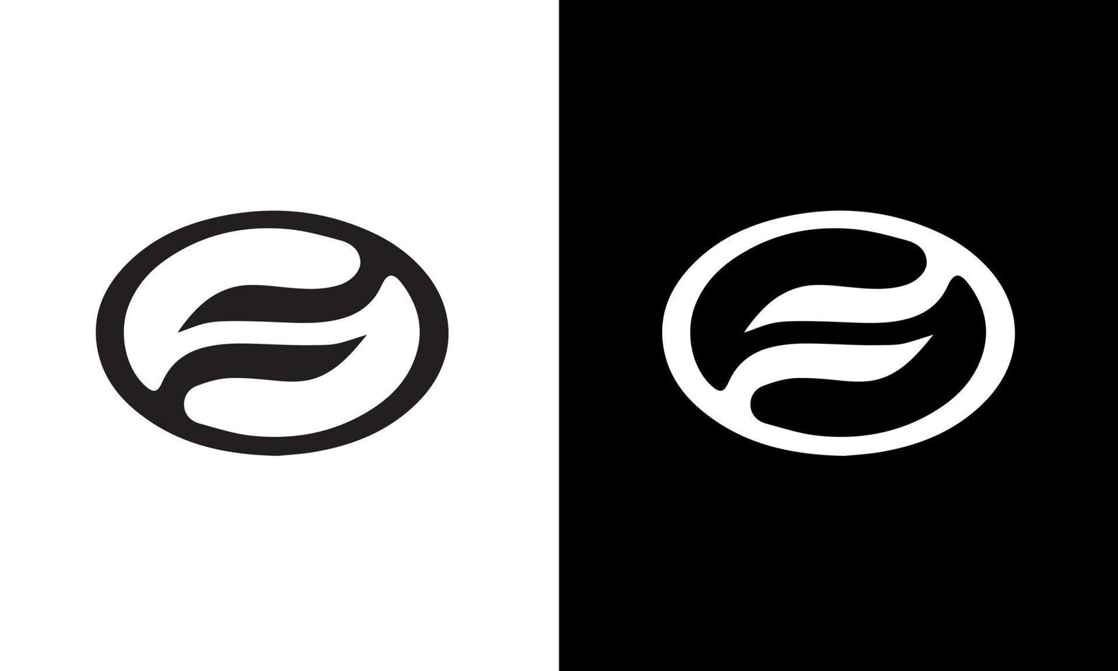 alfabet f cirkel logo ontwerp vector