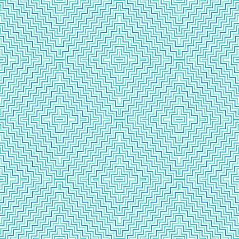 Abstract geometrisch vierkant illusiepatroon van blauwe en groene kleurenachtergrond. vector
