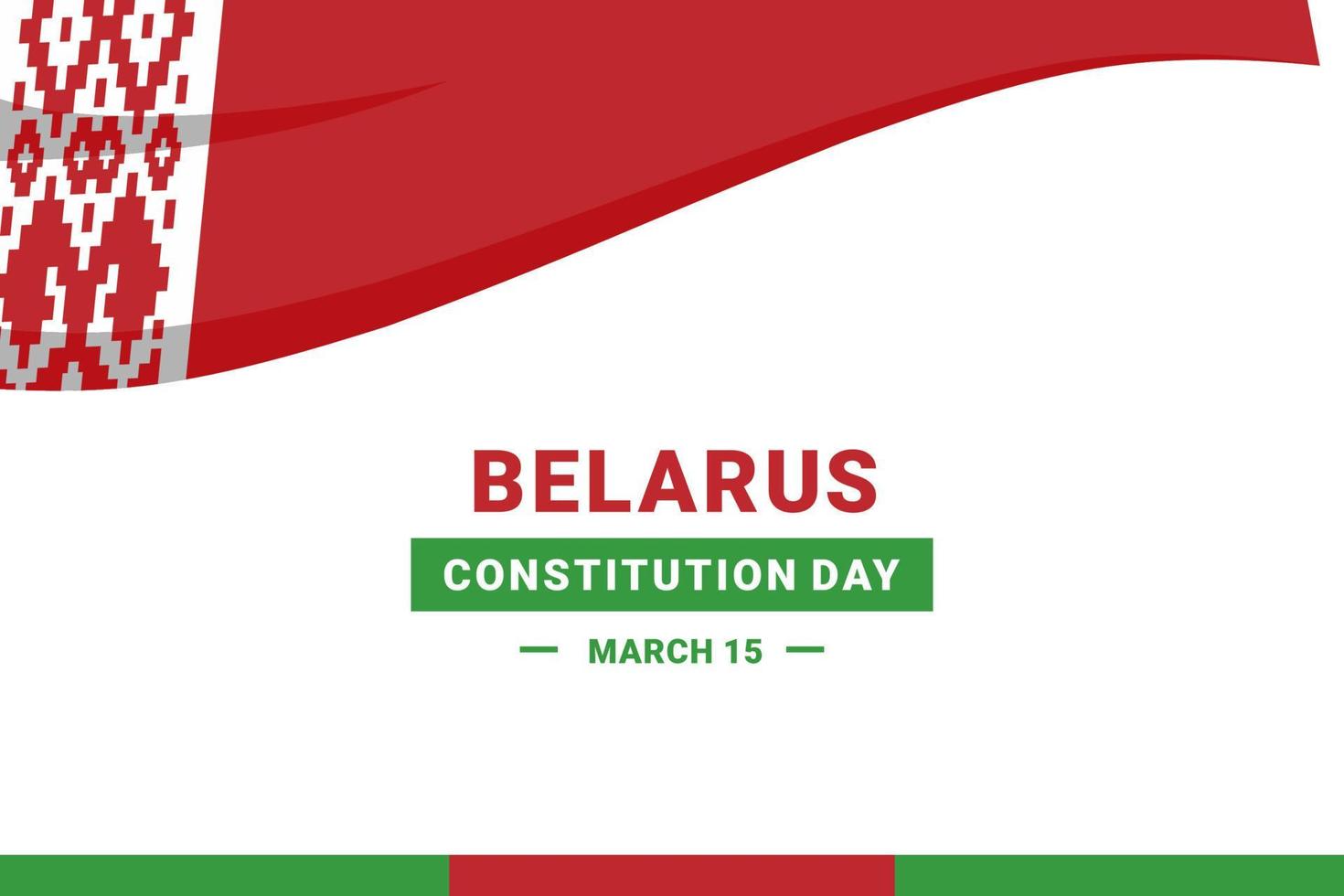 de dag van de grondwet van Wit-Rusland vector