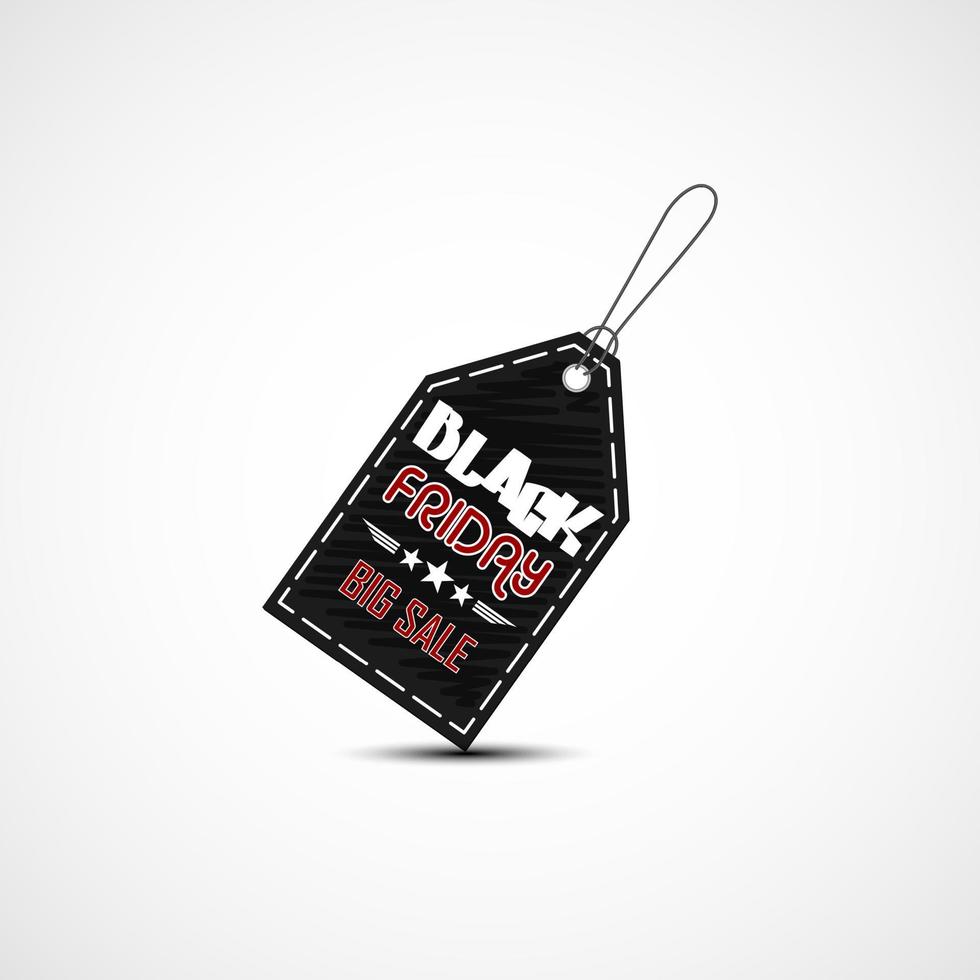 zwarte vrijdag verkoop sticker label geïsoleerd wit background.vector vector