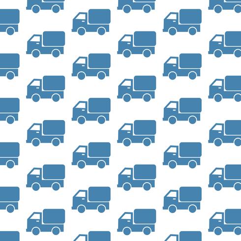 Auto Vrachtwagen patroon achtergrond vector