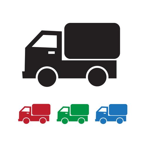 Auto vrachtwagen pictogram vector