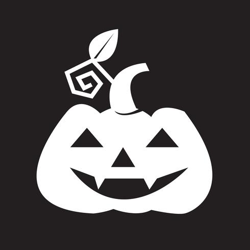 Halloween pompoen pictogram vector