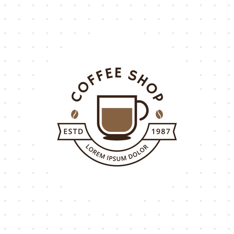 coffeeshop logo vector