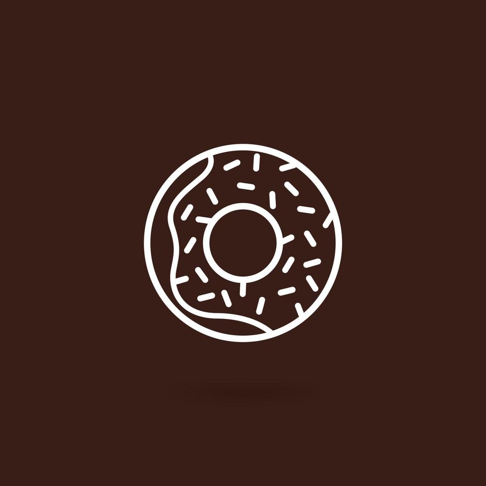 donut pictogram ontwerp vector