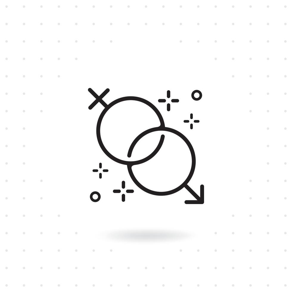 geslacht pictogram ontwerp vector