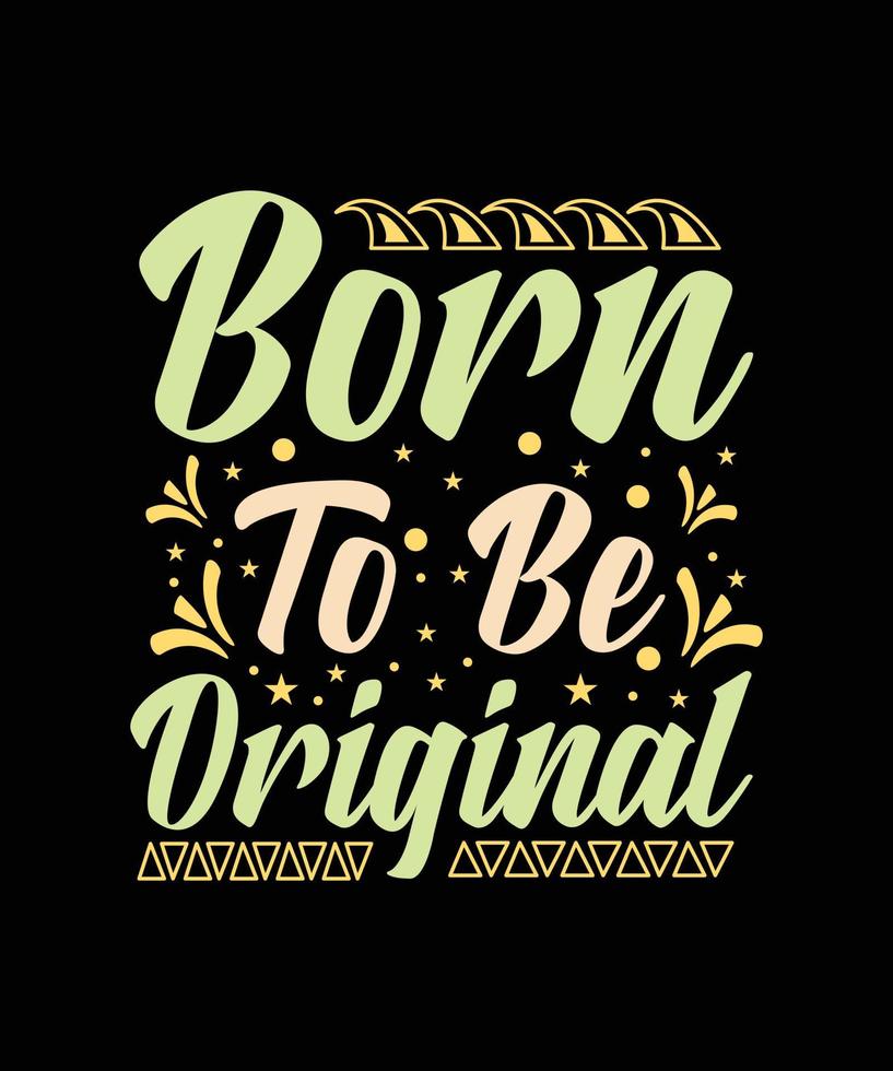 belettering t-shirt ontwerp vector