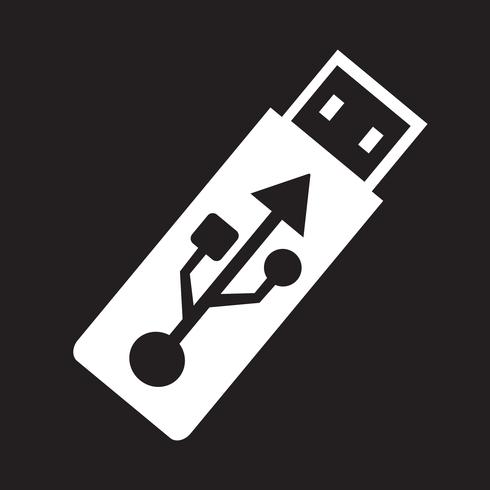 USB-flashstationpictogram vector