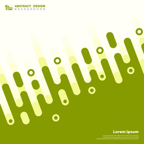De abstracte geometrische groene golvende moderne achtergrond van de de lijndekking van de ontwerpstreep. illustratie vector eps10