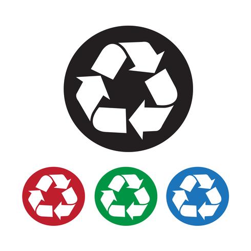 Recycle teken symbool teken vector