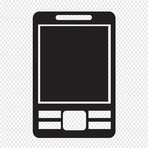 Mobiele telefoon pictogram vector