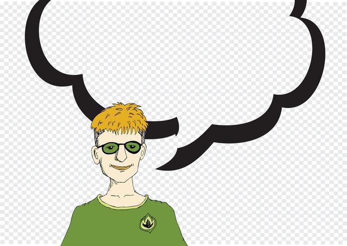 Mensen denken en mensen praten met Speech Bubble vector