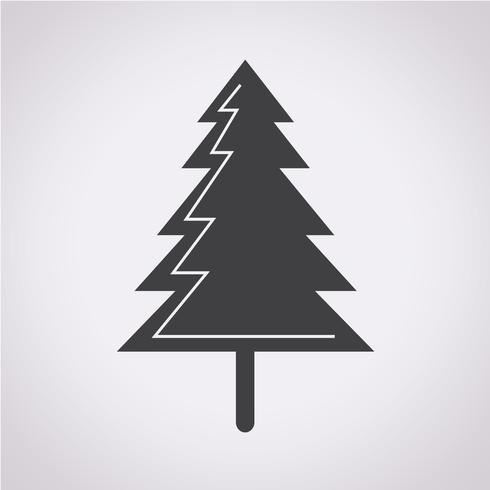 kerstboom pictogram vector