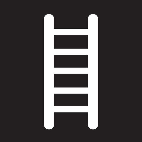 ladder pictogram symbool teken vector