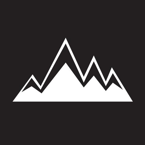 bergen pictogram symbool teken vector