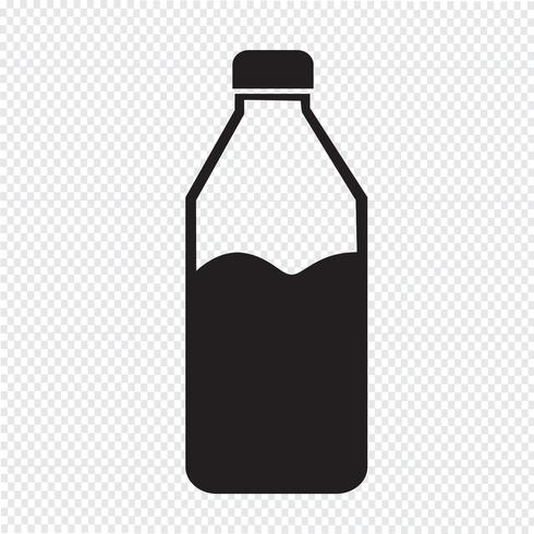 waterfles pictogram vector