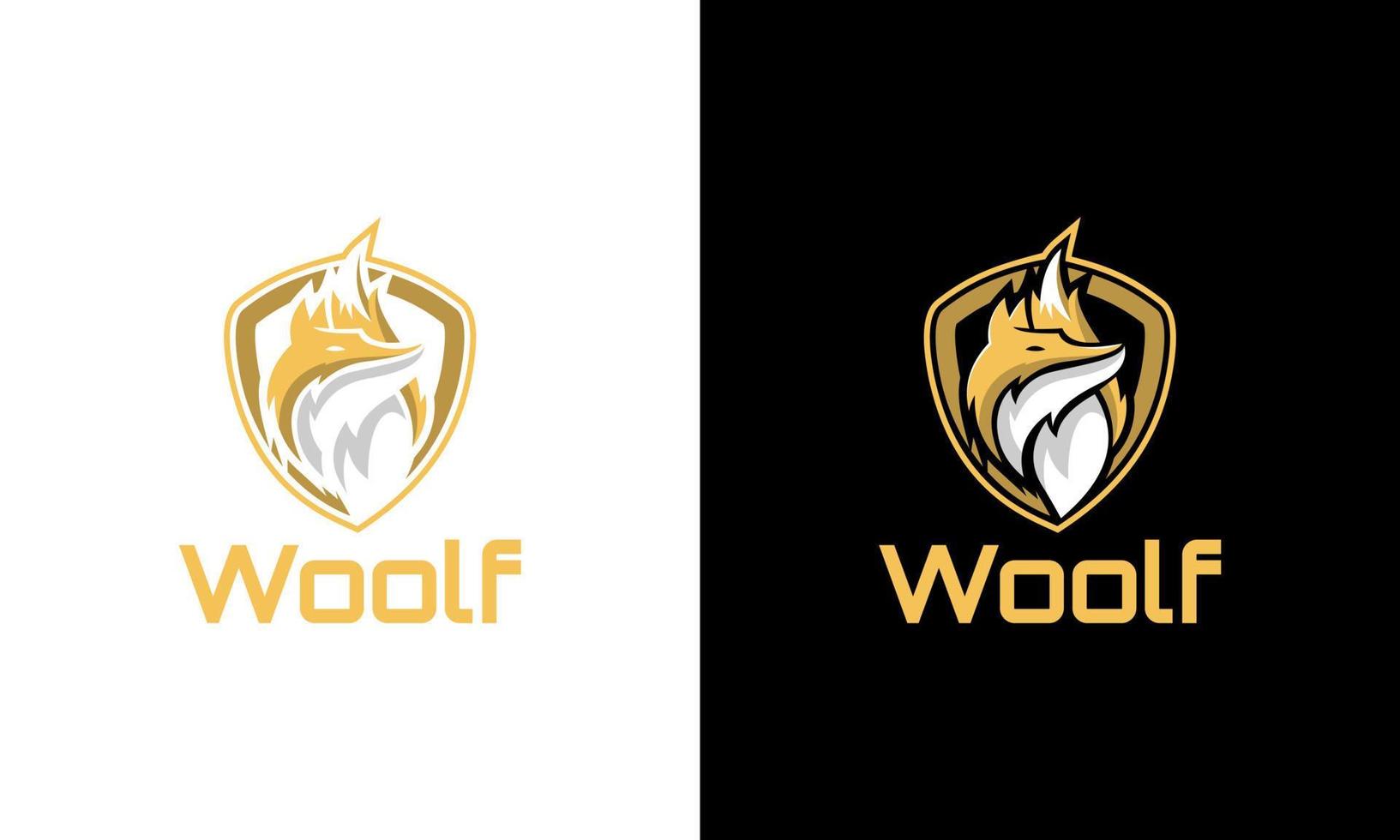 wolf dier mascotte hoofd vector illustratie logo