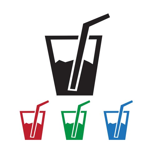 Frisdrank pictogram vector