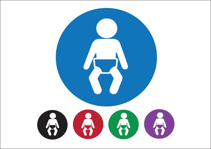 baby pictogrammen symbool teken vector