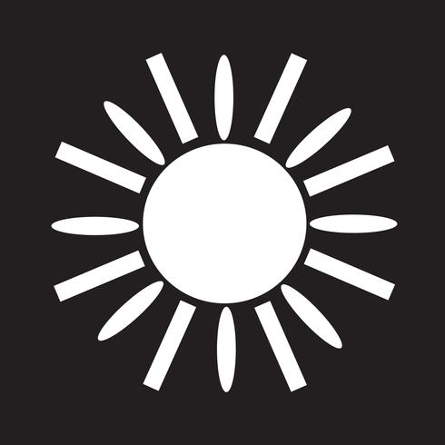 Zon pictogram symbool teken vector