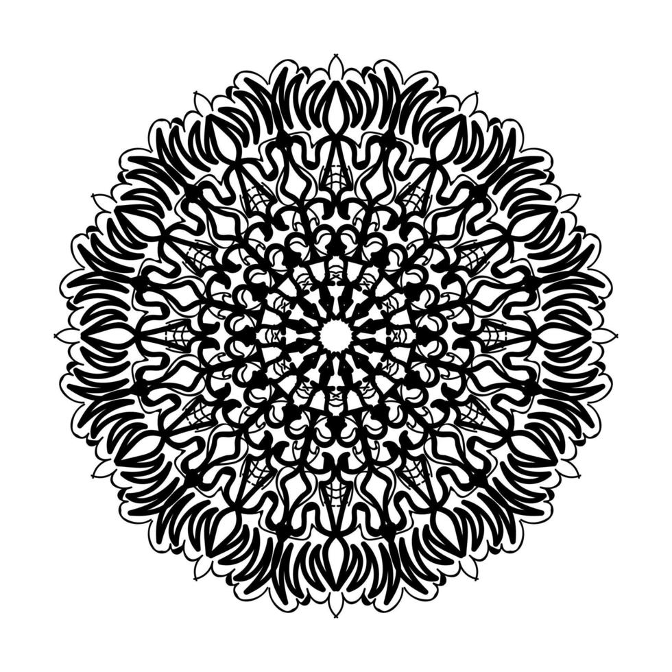 handgetekende mandala. decoratie in etnische oosterse doodle sieraad. vector