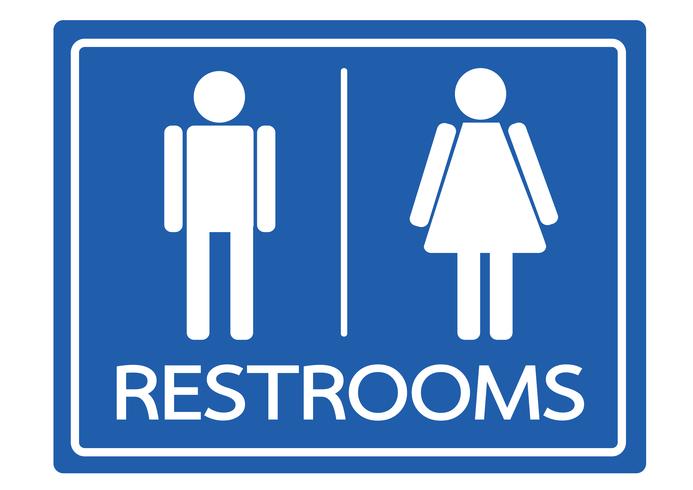 Toilet symbool mannelijk en vrouwelijk pictogram vector