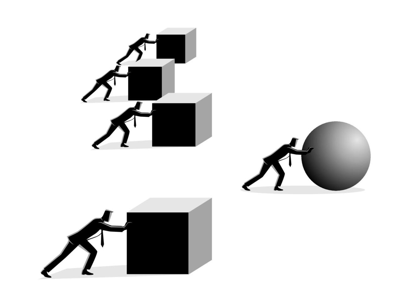 efficiëntie in het bedrijfsleven vector