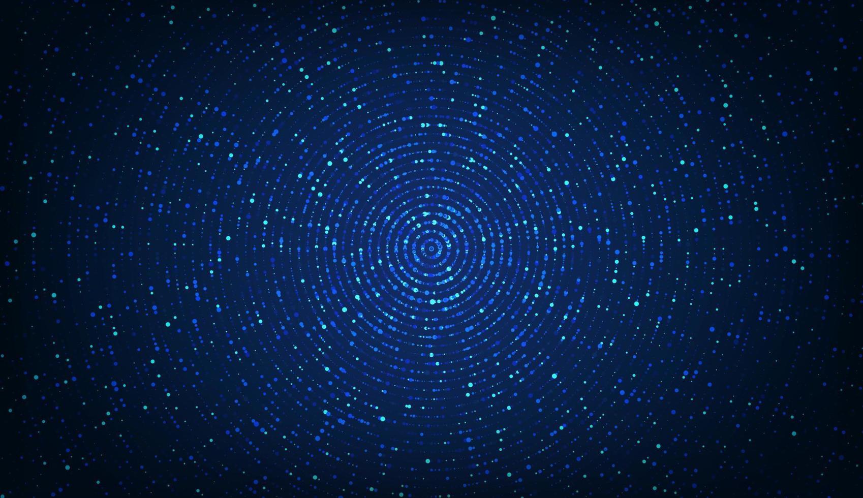 abstracte tech toekomstige blauwe achtergrondruimte met licht glitter vectorontwerp vector