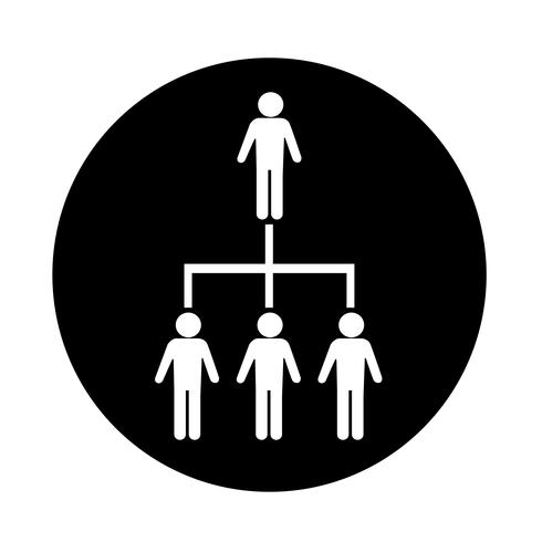 mensen netwerkpictogram vector