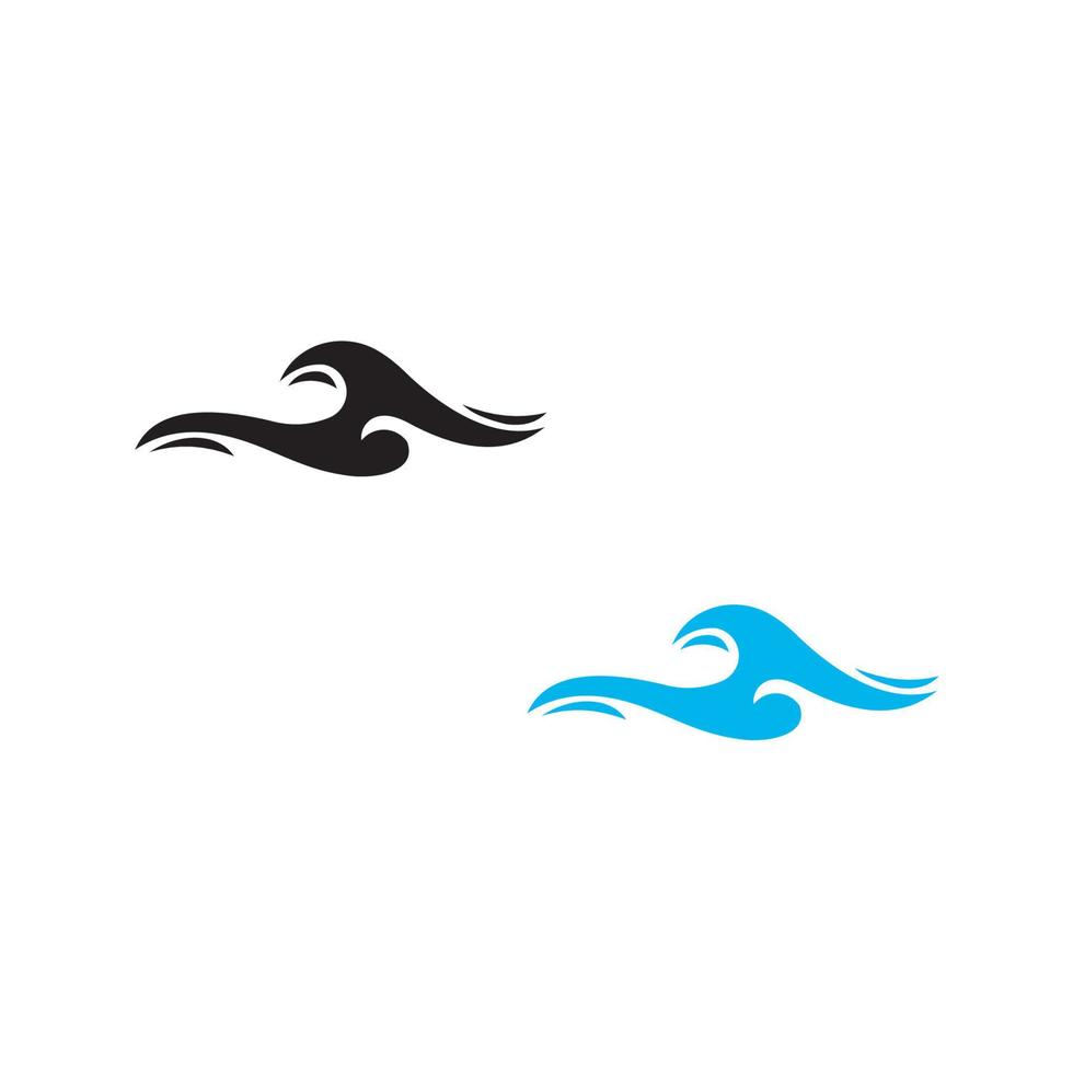 abstract water natuur logo en symbolen sjabloon pictogrammen app pictogram vector illustratie sjabloonontwerp