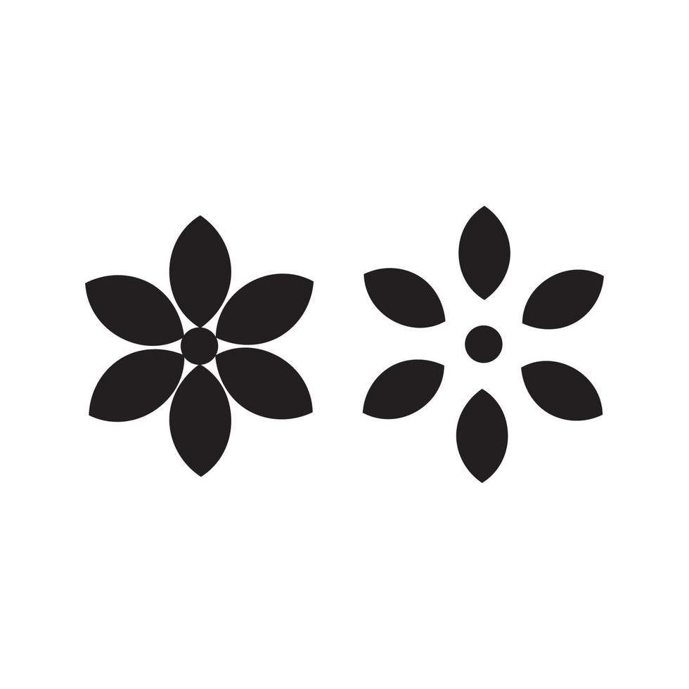 bloemen pictogram vector set. tuin illustratie teken collectie. flora symbool of logo.