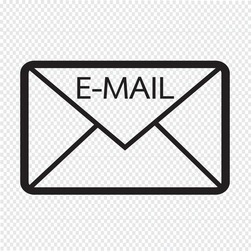 e-mail symboolpictogram vector