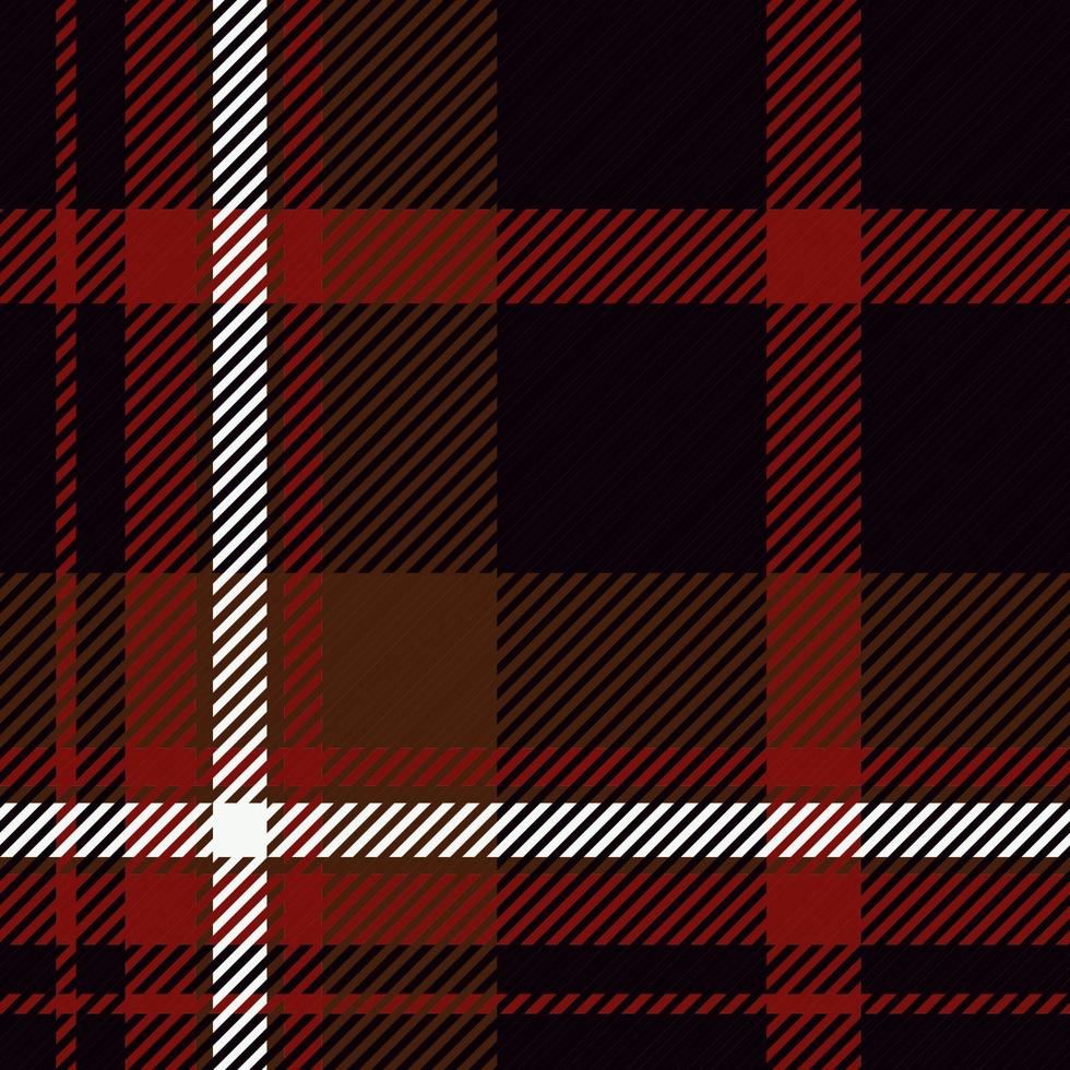tartan Schotland naadloos geruit patroon met rode toonkleuren. textuur voor tafelkleden, inwikkeling, kleding, overhemden, jurken, papier, beddengoed, dekens, textielprint vector