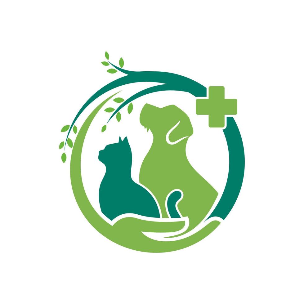 moderne dieren huisdier logo sjabloon vector