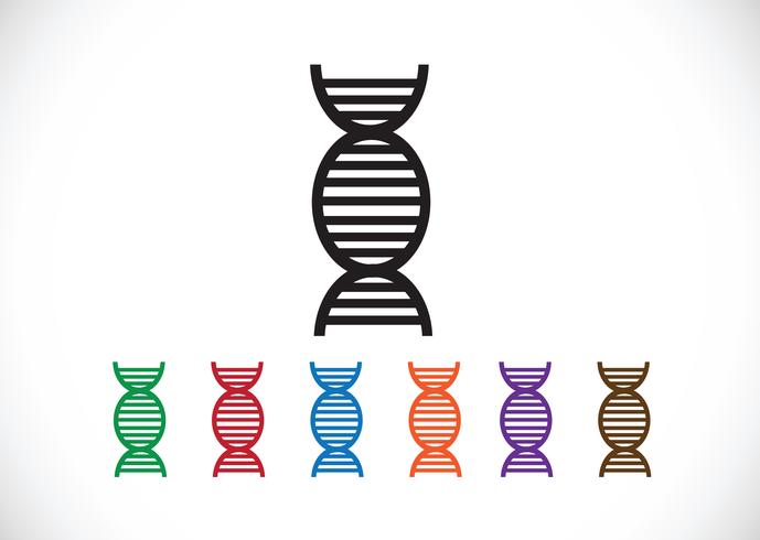 DNA teken synbol pictogram vector