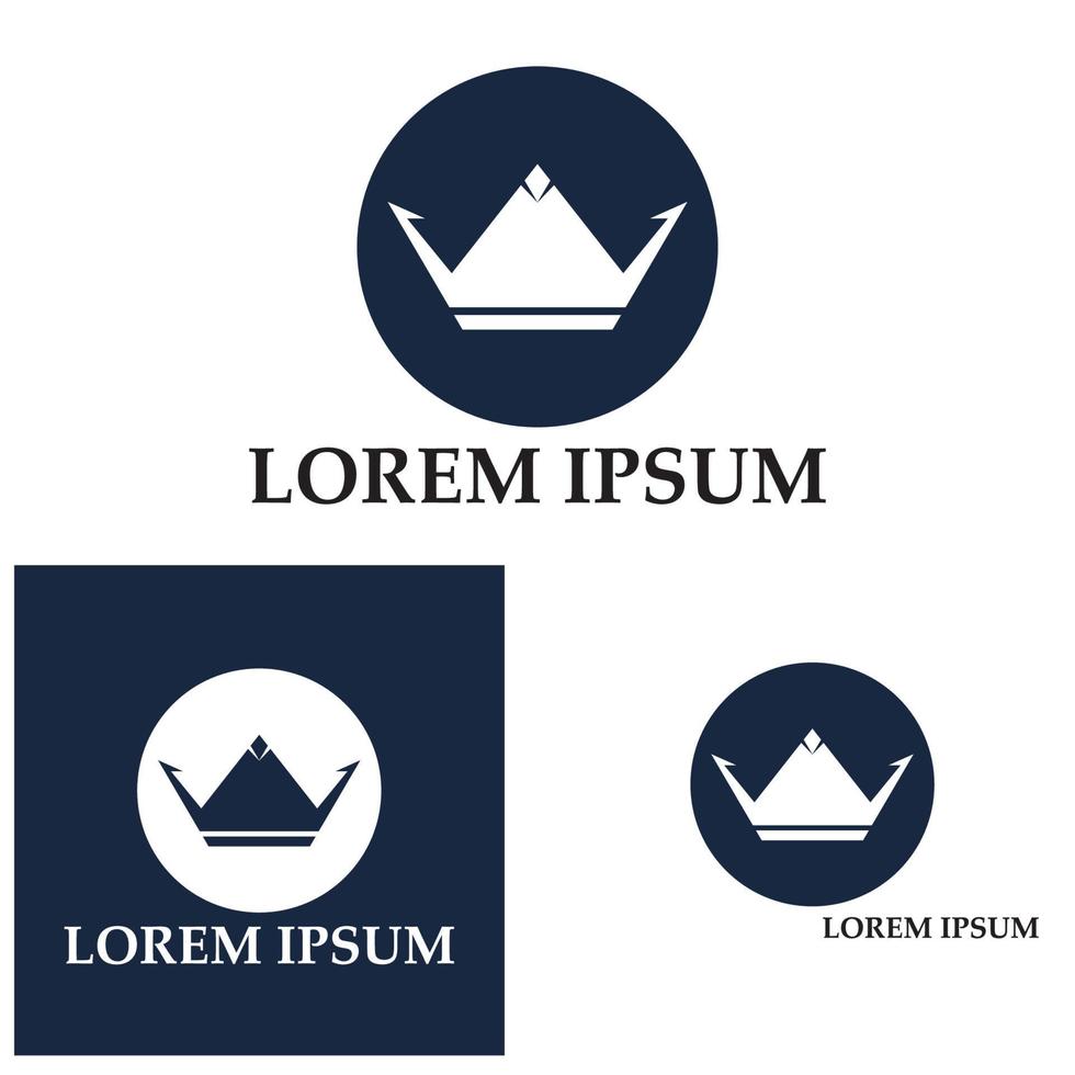 set van kroon iconen. verzameling kroonprijzen voor winnaars kampioenen leiderschap. vector geïsoleerde elementen voor logo label game hotel een app-ontwerp. koninklijke koning koningin prinses kroon.