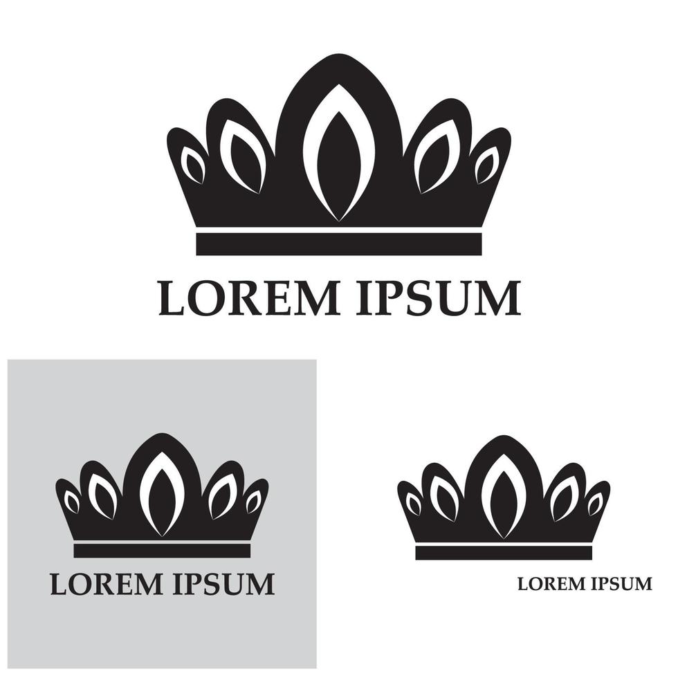 set van kroon iconen. verzameling kroonprijzen voor winnaars kampioenen leiderschap. vector geïsoleerde elementen voor logo label game hotel een app-ontwerp. koninklijke koning koningin prinses kroon.