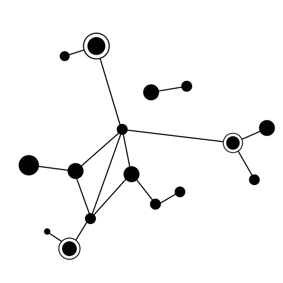 molecuul pictogram vector ontwerp