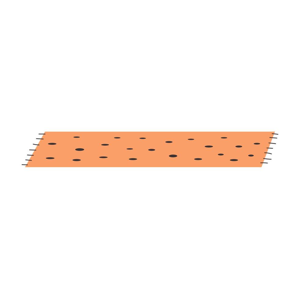 minimalistische tapijt doodle vector