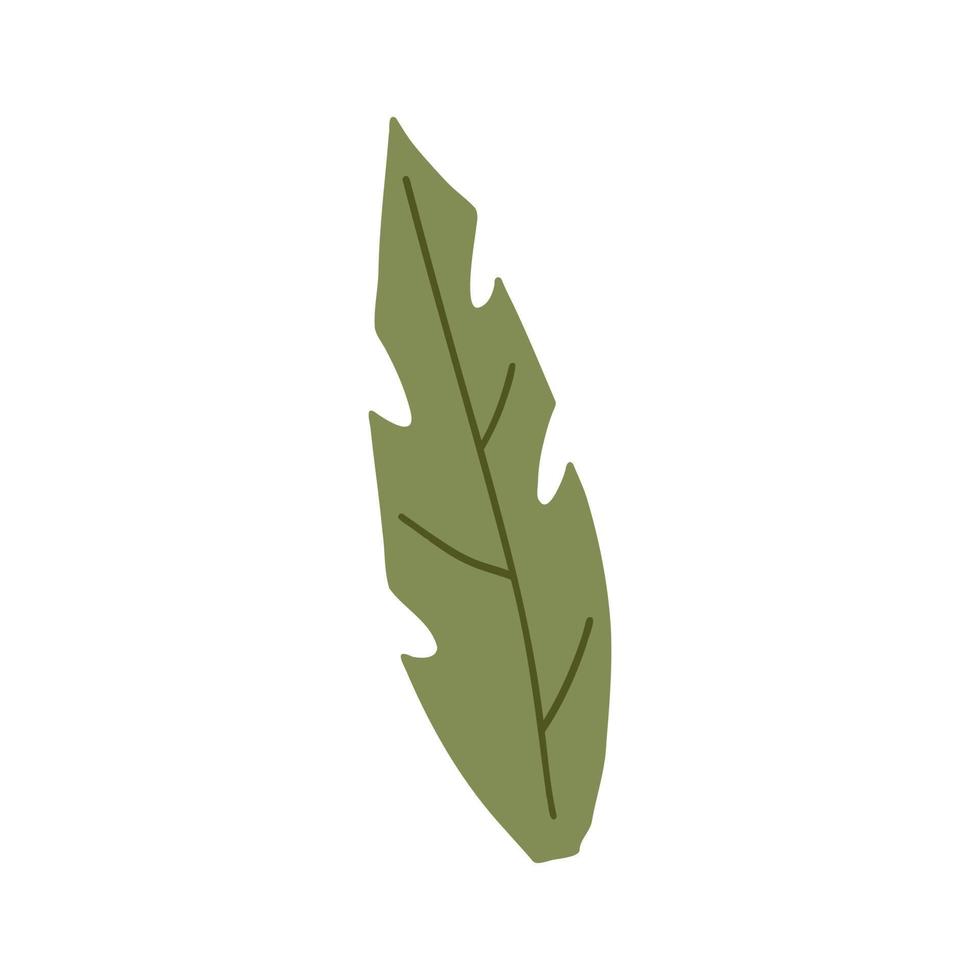 groen blad plat vector