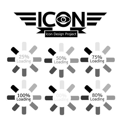 laden pictogram symbool teken vector