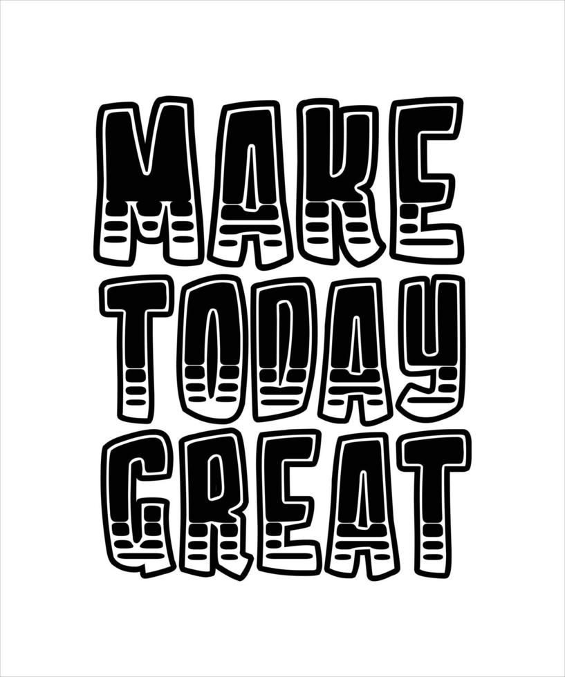 positieve typografie belettering citaat voor t-shirt design vector