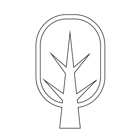 boom pictogram symbool teken vector