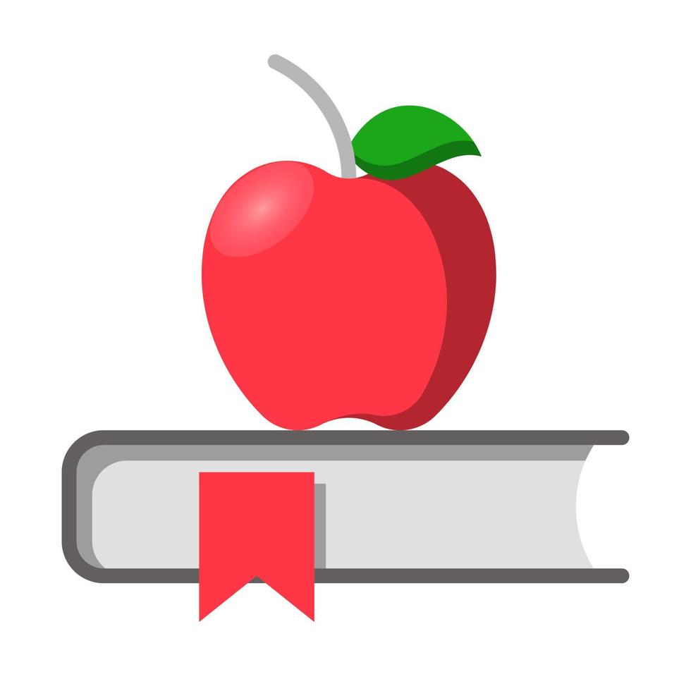 appel boek vector icoon