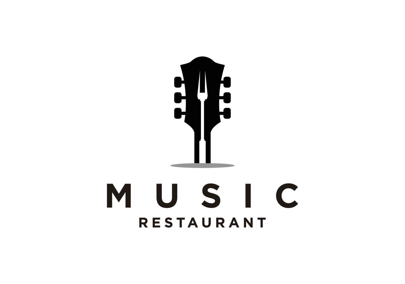 bbq grill gitaar live muziek concert op bar café restaurant vector