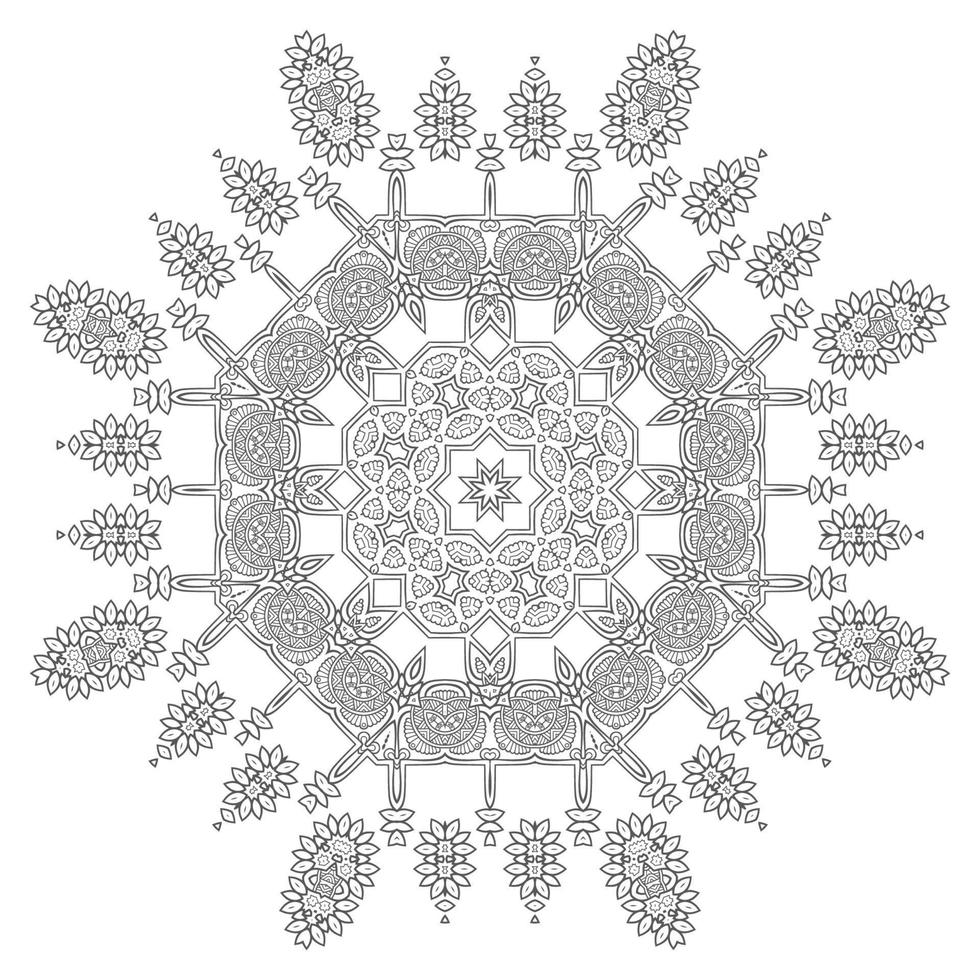 elegante mandala-vector voor ontwerp vector